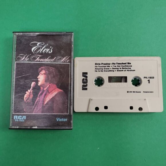 Elvis Presley – He Touched Me Cassette Album 1972 RCA Victor Gospel - Picture 1 of 4